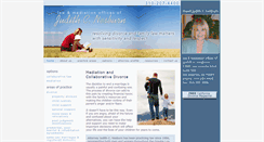 Desktop Screenshot of judithcnesburn.com